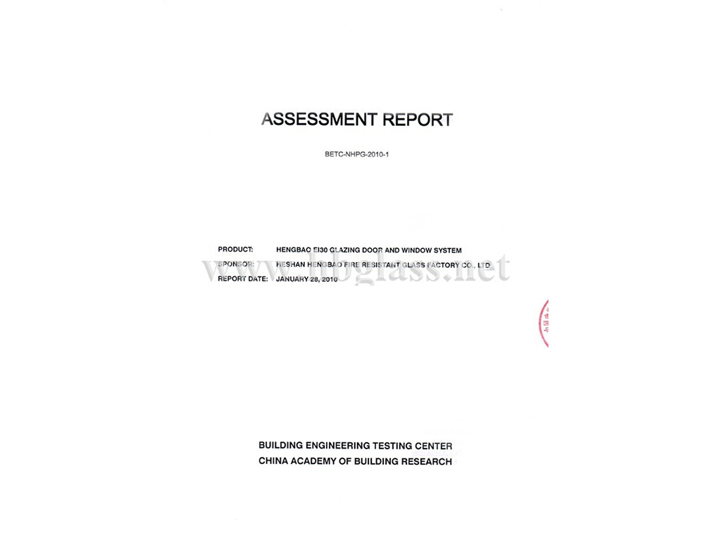 2010年EI30評估報告